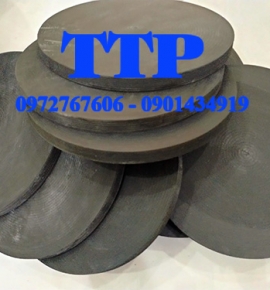 đế cao su tròn đặc kê máy phi 120