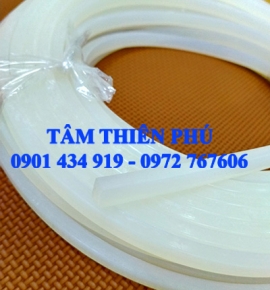 gioăng silicone trắng