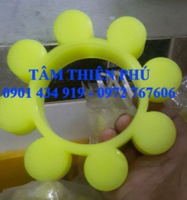 Khớp nối nhựa pu màu vàng 