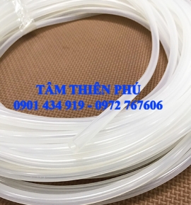 ống silicon trắng phi 10x14