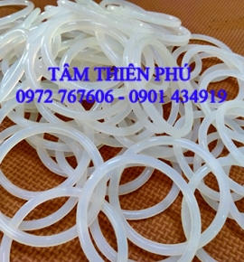 oring silicon màu trắng 