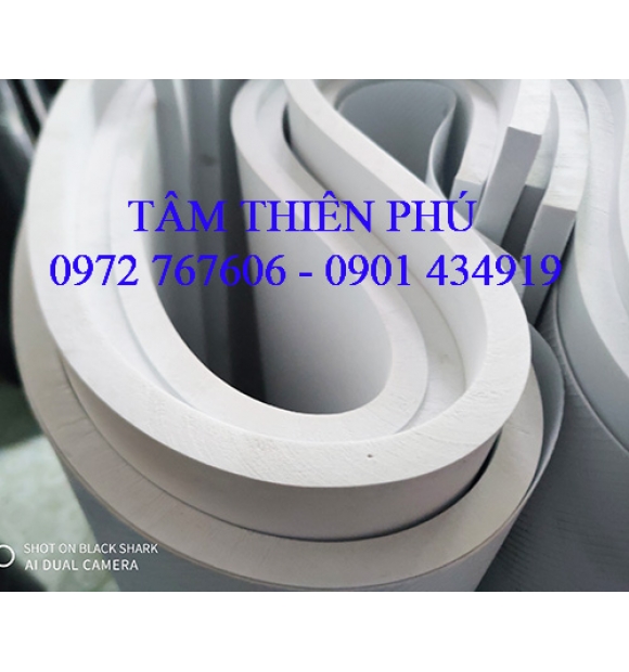 tấm cao su xốp màu trắng