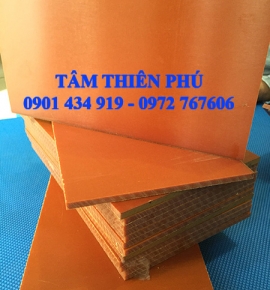 tấm nhựa bakelite màu cam dày 4mm