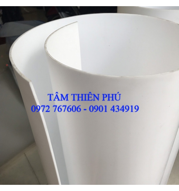 tấm nhựa teflon trắng dày 2mm